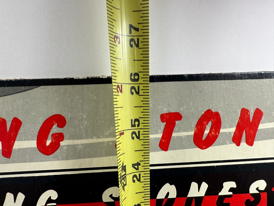 Vintage Rolling Stones Some Girls Record Store Promotional Cardboard Poster 28.5 X 26 [Photo 12]