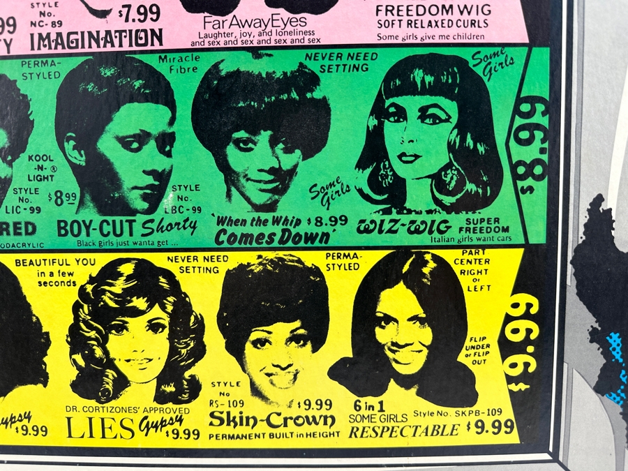 Vintage Rolling Stones Some Girls Record Store Promotional Cardboard Poster 28.5 X 26 [Photo 6]