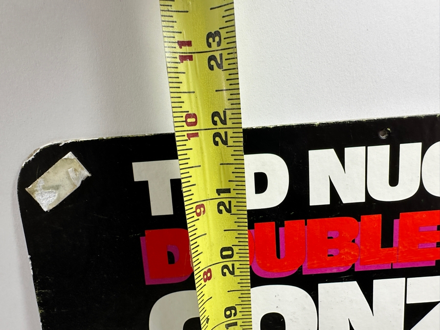 Vintage Pair Of Ted Nugent Double Live Gonzo! Record Store Promotional Cardboard Posters Double-Sided 12 X 22 [Photo 8]