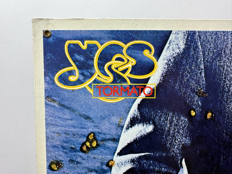 Vintage YES Tormato Record Store Promotional Cardboard Poster 23.5 X 23.5 [Photo 2]