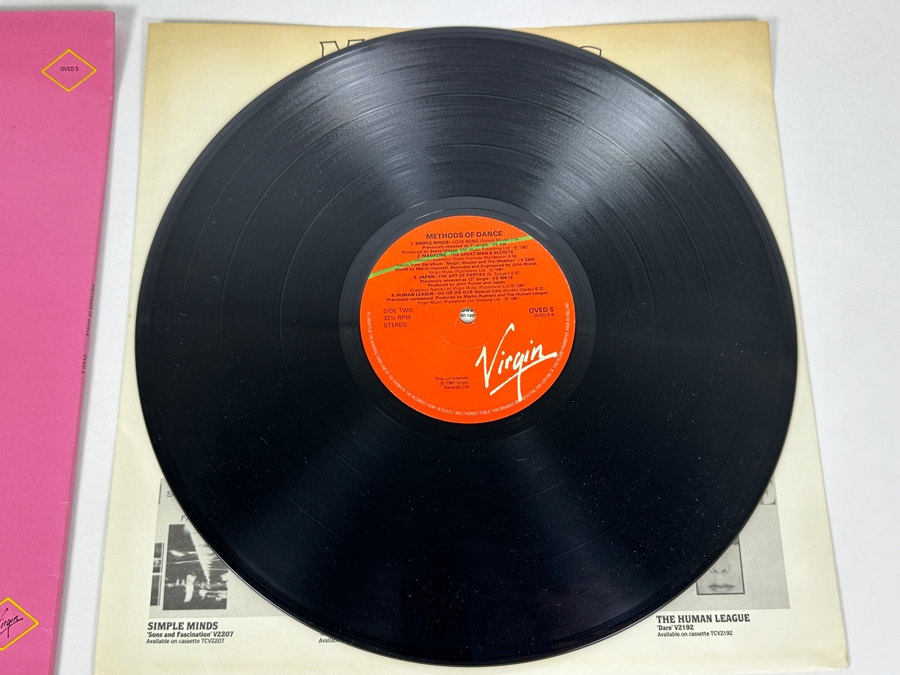 Various Artists - Methods Of Dance Virgin Records OVED 5 Vinyl Record UK Import [Photo 7]