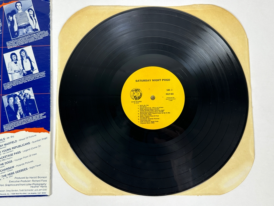 Various Artists - Saturday Night Pogo Rhino Records RNLP 003 Vinyl Record 1978 [Photo 14]