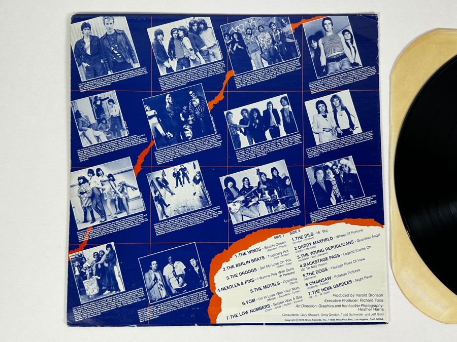 Various Artists - Saturday Night Pogo Rhino Records RNLP 003 Vinyl Record 1978 [Photo 5]