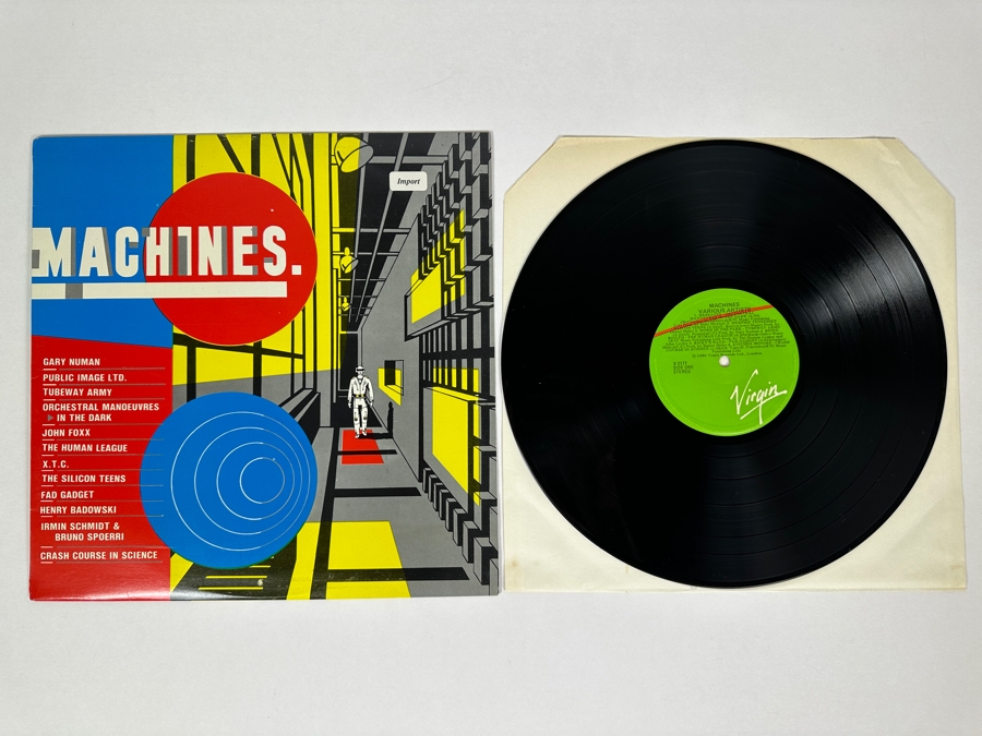Various Artists - Machines Virgin Records V 2177 Vinyl Record 1980 [Photo 2]