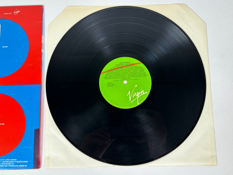Various Artists - Machines Virgin Records V 2177 Vinyl Record 1980 [Photo 6]