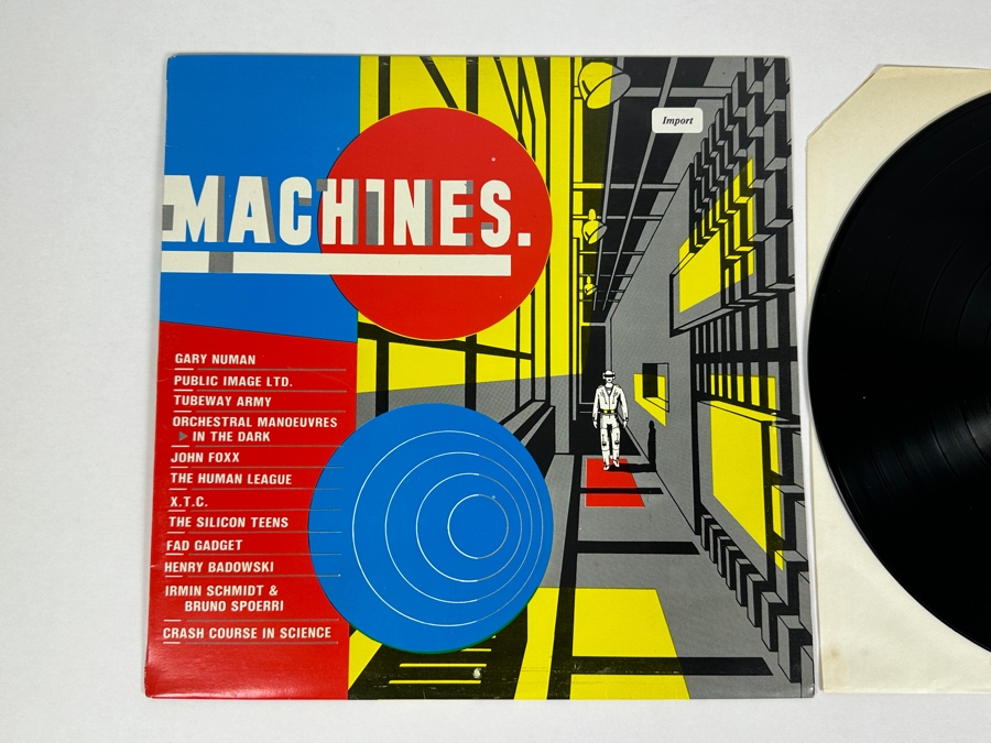 Various Artists - Machines Virgin Records V 2177 Vinyl Record 1980 [Photo 3]