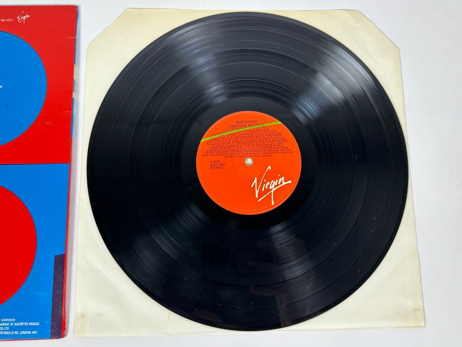 Various Artists - Machines Virgin Records V 2177 Vinyl Record 1980 [Photo 8]