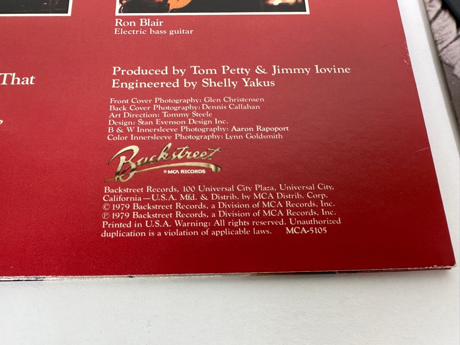  Tom Petty And The Heartbreakers – Damn The Torpedoes Backstreet Records MCA-5105 Vinyl Record 1979 [Photo 5]