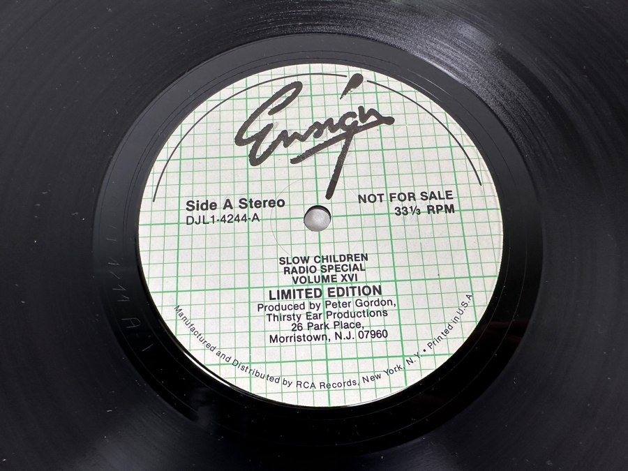 Slow Children Radio Special RCA Records DJL1-4244-A Limited Edition Vinyl Record 1982 [Photo 7]