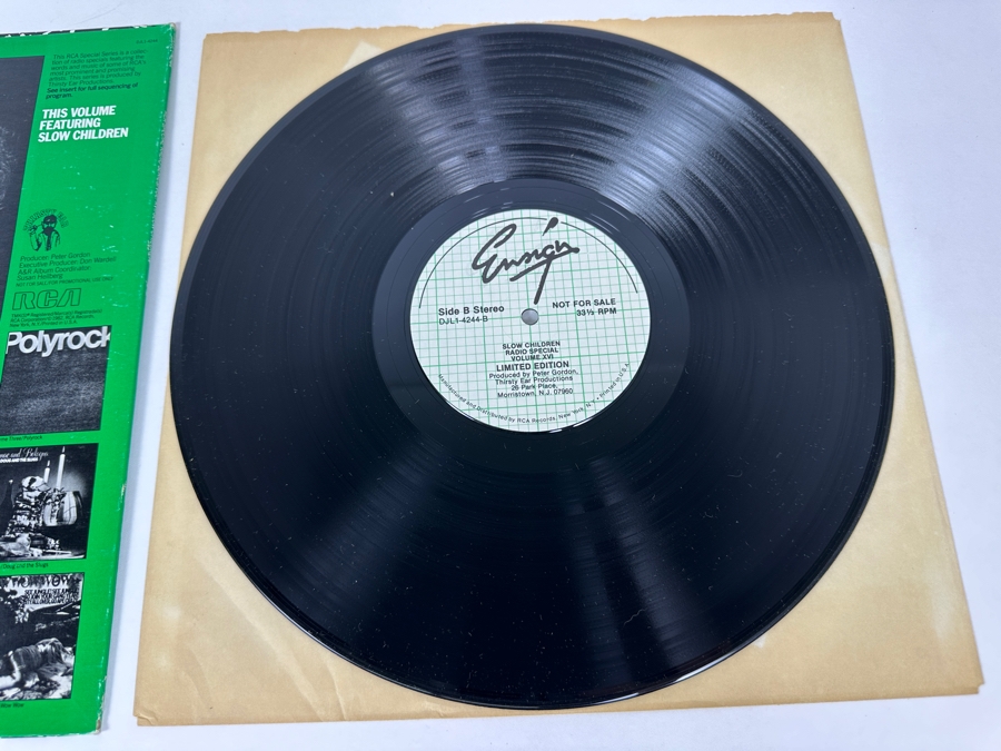 Slow Children Radio Special RCA Records DJL1-4244-A Limited Edition Vinyl Record 1982 [Photo 8]