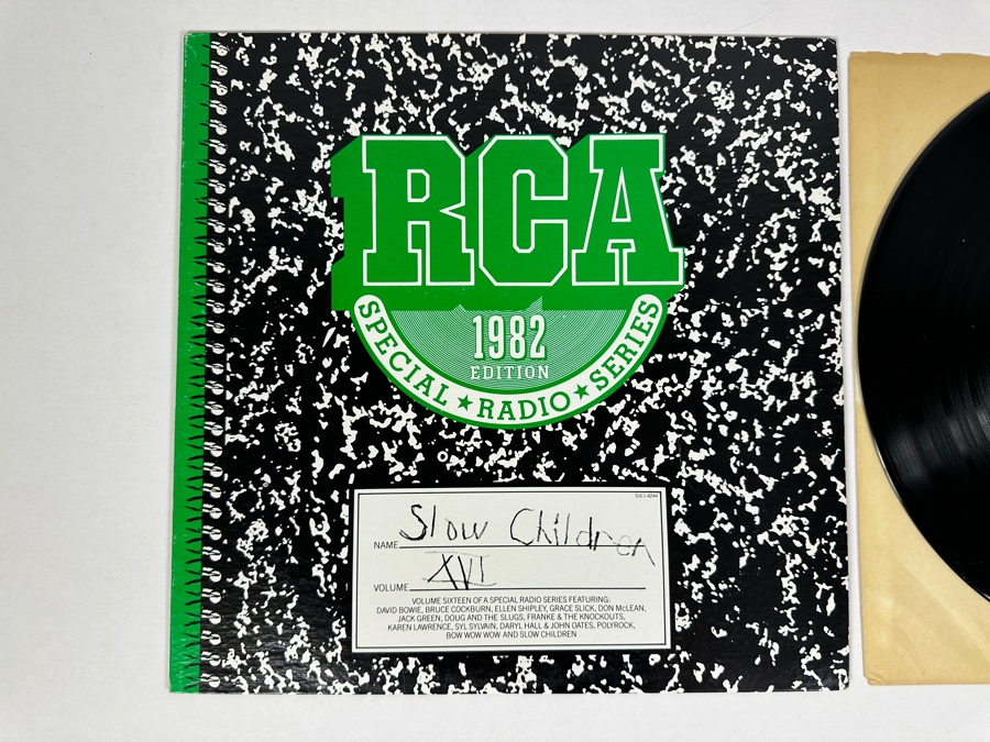 Slow Children Radio Special RCA Records DJL1-4244-A Limited Edition Vinyl Record 1982 [Photo 2]