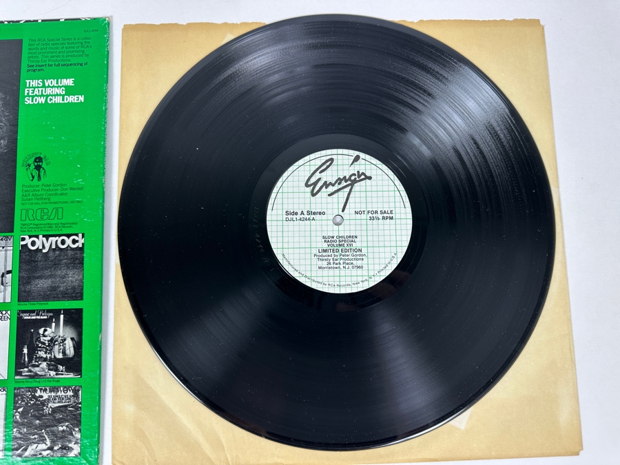 Slow Children Radio Special RCA Records DJL1-4244-A Limited Edition Vinyl Record 1982 [Photo 6]