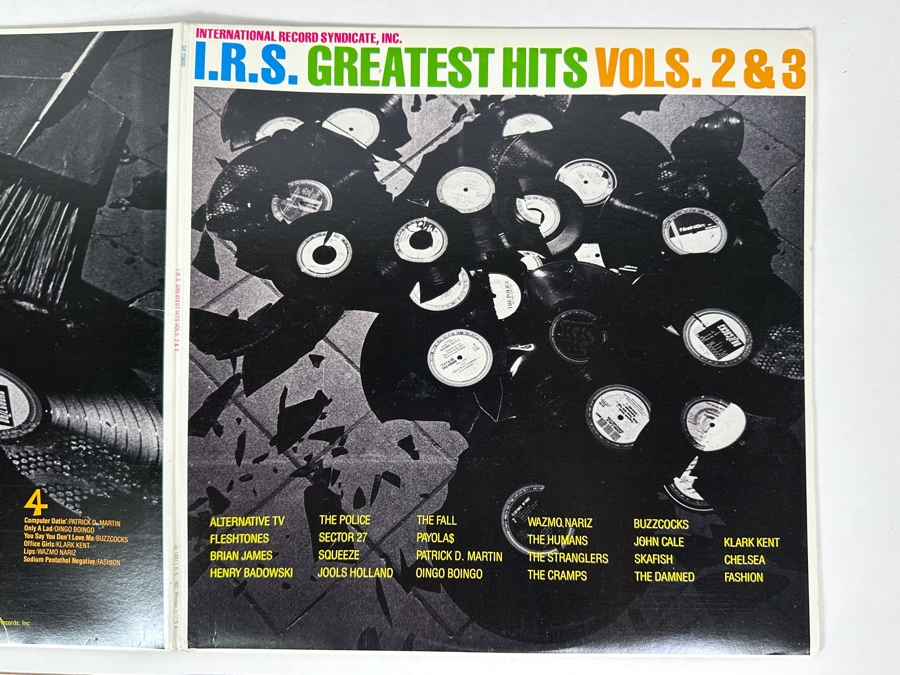 Various Artists - I.R.S. Greatest Hits Volumes 2 and 3 I.R.S. Records SP 70800 Vinyl Records 1981 [Photo 2]