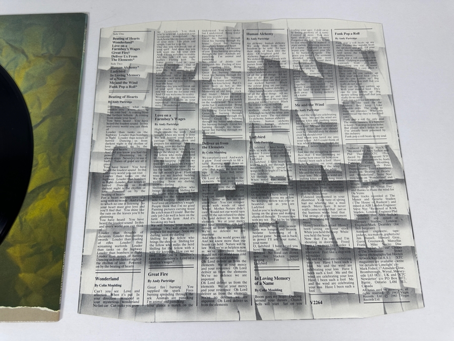 XTC - Mummer Virgin Records V2264 Vinyl Record 1983 [Photo 9]