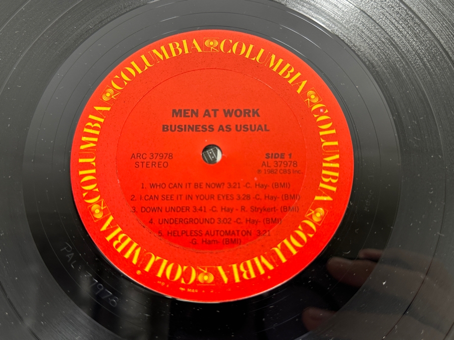 Men at Work - Business as Usual Columbia Records ARC 37978 Vinyl Record 1982 [Photo 5]