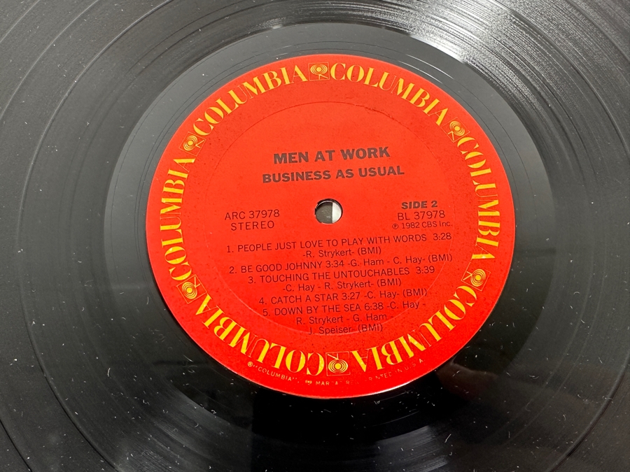 Men at Work - Business as Usual Columbia Records ARC 37978 Vinyl Record 1982 [Photo 7]