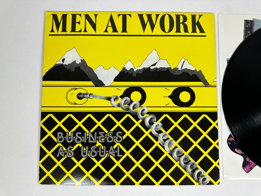Men at Work - Business as Usual Columbia Records ARC 37978 Vinyl Record 1982 [Photo 2]