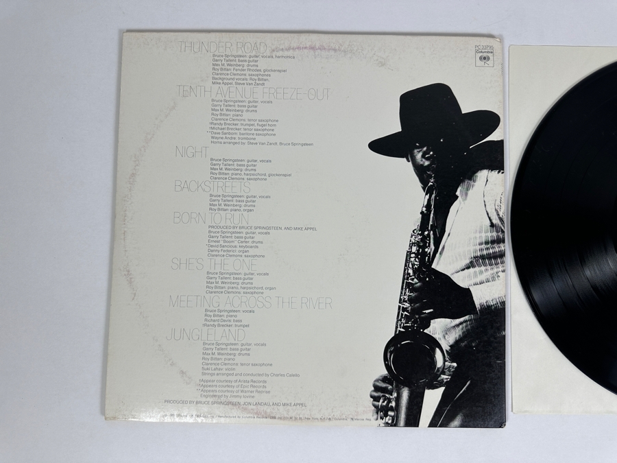 Bruce Springsteen - Born to Run Columbia Records PC 33795 Vinyl Record 1975 [Photo 3]