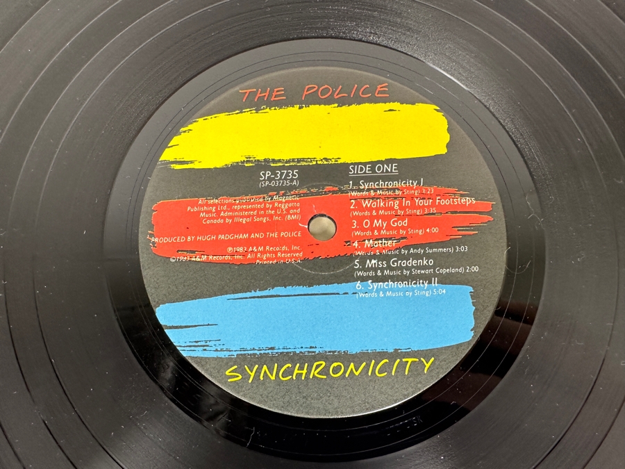 The Police - Synchronicity A&M Records SP-3735 Vinyl Record 1983 [Photo 5]