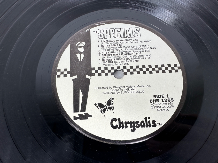 The Specials - The Specials Chrysalis Records CHR-1265-AS Vinyl Record 1980 Promo Copy [Photo 8]