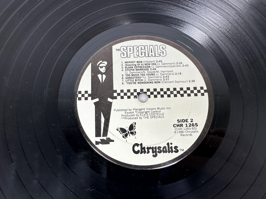 The Specials - The Specials Chrysalis Records CHR-1265-AS Vinyl Record 1980 Promo Copy [Photo 10]