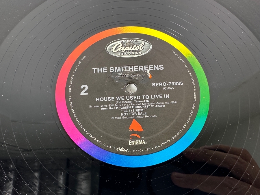 The Smithereens - House We Used To Live In Capitol Records SPRO-79335 Vinyl Record 1988 Promo Copy [Photo 8]