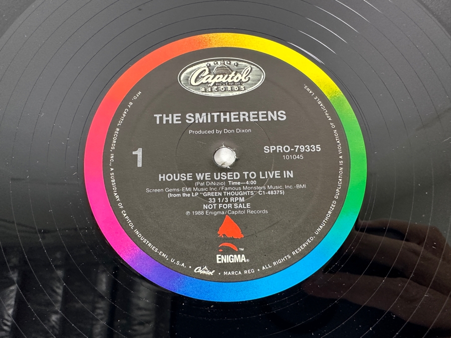 The Smithereens - House We Used To Live In Capitol Records SPRO-79335 Vinyl Record 1988 Promo Copy [Photo 6]