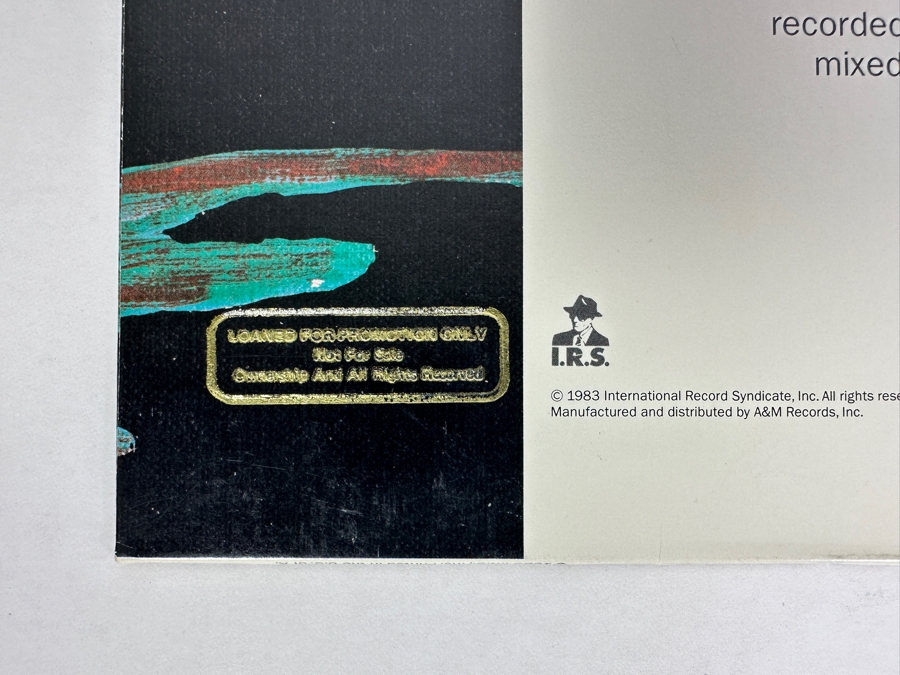 Let’s Active - Afoot I.R.S. Records ILP 25624 Vinyl Records 1983 Promo Copy [Photo 5]