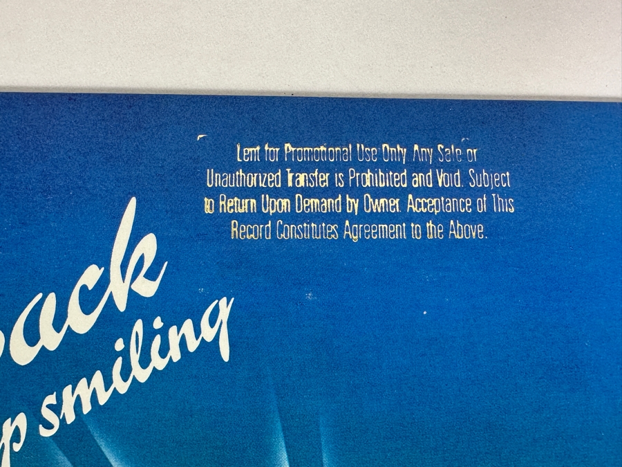 Laid Back - …Keep Smiling (Featuring White Horse) Sire Records 1-25058 Vinyl Record 1984 Promo Copy [Photo 3]