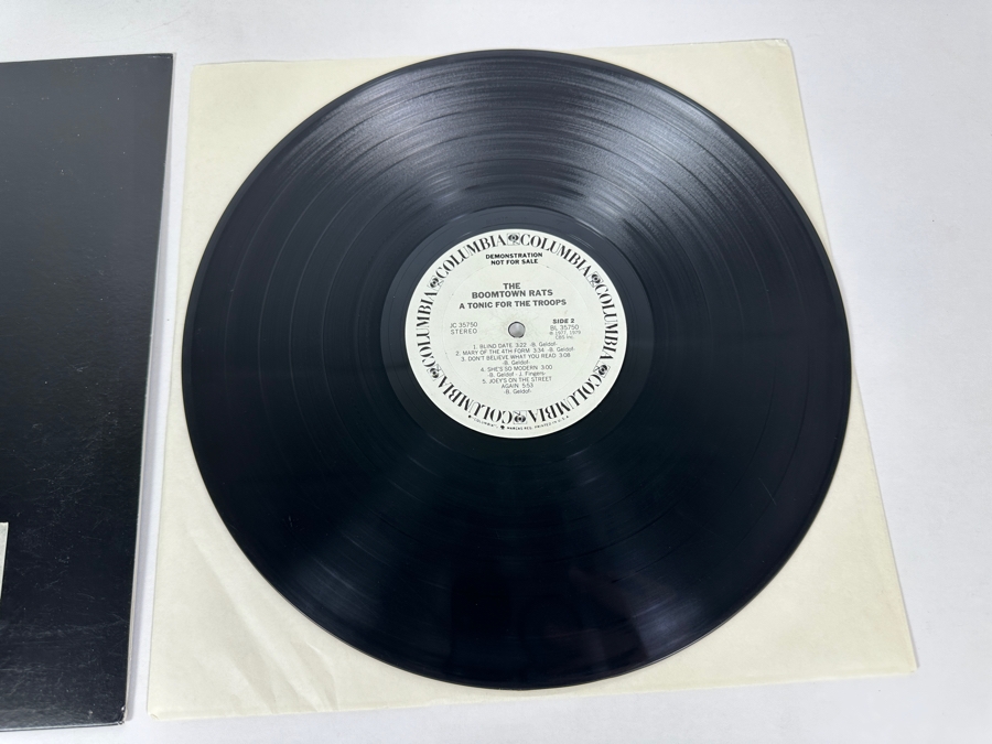 The Boomtown Rats - A Tonic For the Troops Columbia Records JC 35750 Vinyl Record 1979 Promo Copy [Photo 5]