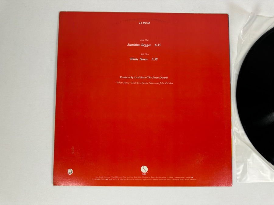 Laid Back - Sunshine Reggae / White Horse Sire Records 0-20178 Vinyl Record 1983 [Photo 4]
