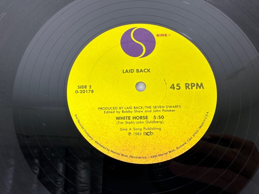 Laid Back - Sunshine Reggae / White Horse Sire Records 0-20178 Vinyl Record 1983 [Photo 5]