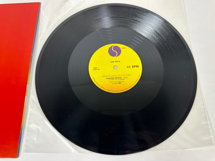 Laid Back - Sunshine Reggae / White Horse Sire Records 0-20178 Vinyl Record 1983 [Photo 6]