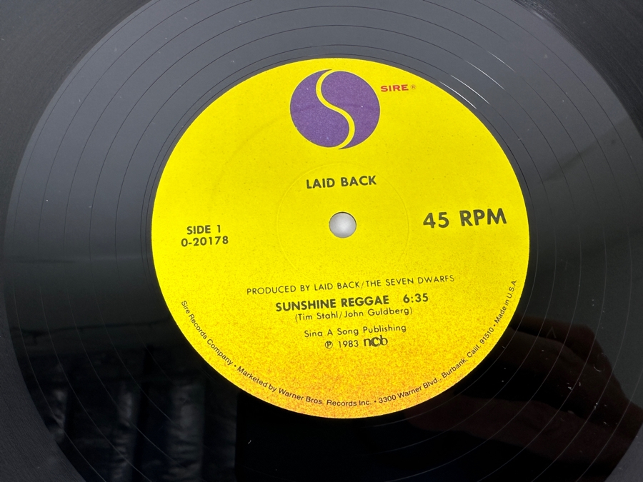 Laid Back - Sunshine Reggae / White Horse Sire Records 0-20178 Vinyl Record 1983 [Photo 7]