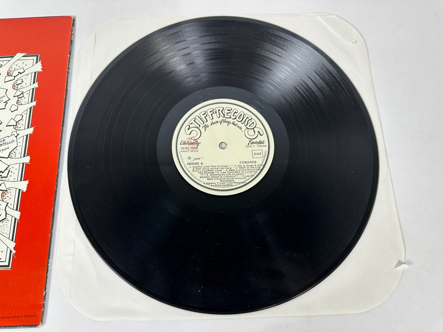 Various Artists - Heroes & Cowards Stiff Records SEWL 1000 Vinyl Record 1978 Import [Photo 5]