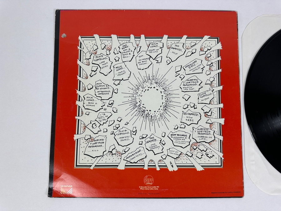 Various Artists - Heroes & Cowards Stiff Records SEWL 1000 Vinyl Record 1978 Import [Photo 4]