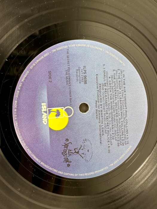 Various Artists - The Secret Policeman’s Other Ball Island Records ILPS 9698 Vinyl Record 1982 Promo Copy [Photo 9]