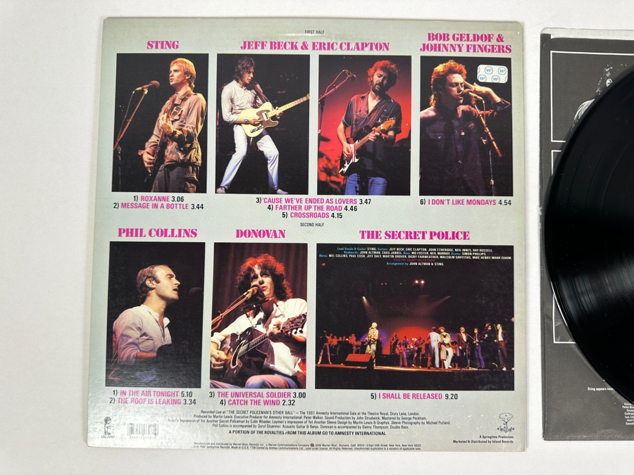 Various Artists - The Secret Policeman’s Other Ball Island Records ILPS 9698 Vinyl Record 1982 Promo Copy [Photo 4]