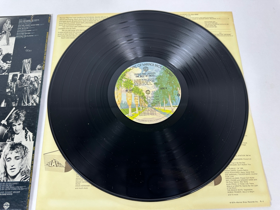 Faces - Snakes and Ladders / The Best of Faces Warner Bros. Records BS 2897 Vinyl Record 1976 [Photo 6]