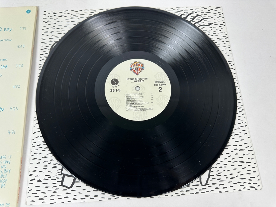 If The Shoe Fits ...Hear It Pro-A-2093 Warner Bros Records Vinyl Record 1983 Promo Copy [Photo 7]