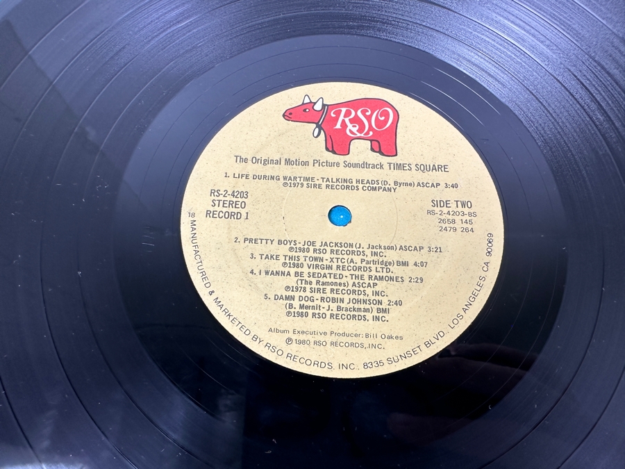 The Original Motion Picture Soundtrack Times Square RSO Vinyl Record RS-2-4203 1980 [Photo 8]