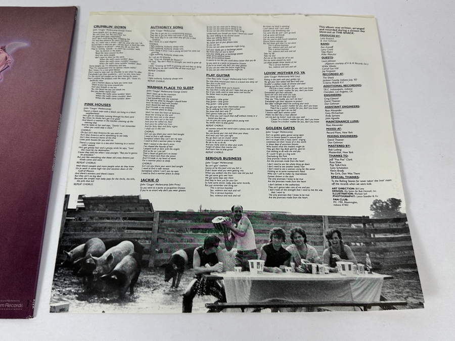 John Cougar Mellencamp Uh-Huh RVL-7504 Riva Vinyl Record 1983 [Photo 9]