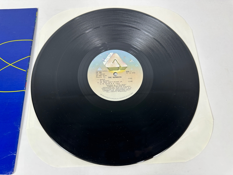 The Members Radio CP-720 Arista Vinyl Record 1982 Promo Copy [Photo 5]