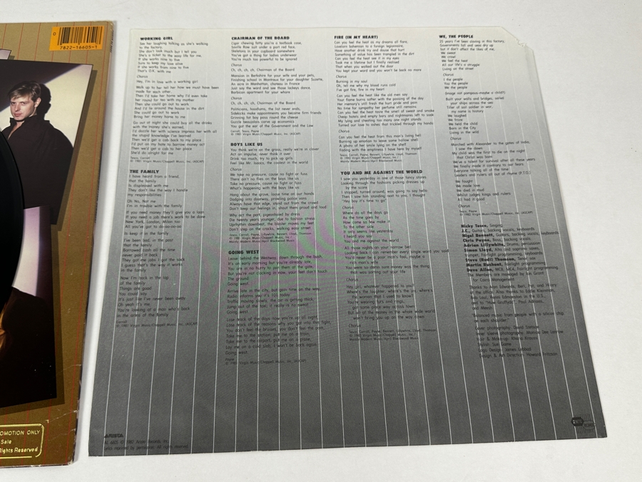 The Members Uprhythm, Downbeat AL 6605 Arista Vinyl Record 1982 Promo Copy [Photo 9]