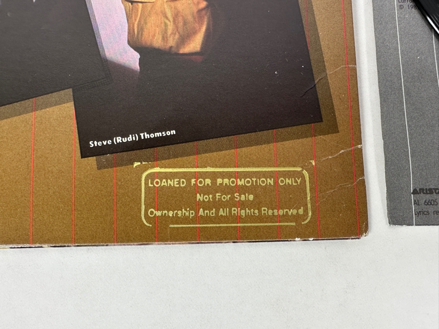 The Members Uprhythm, Downbeat AL 6605 Arista Vinyl Record 1982 Promo Copy [Photo 4]