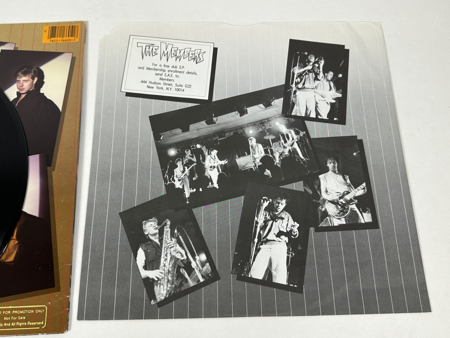The Members Uprhythm, Downbeat AL 6605 Arista Vinyl Record 1982 Promo Copy [Photo 10]