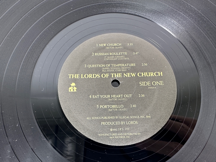 The Lords Of The New Church - The Lords Of The New Church I.R.S. Records SP70029 Vinyl Record 1982 Promo Copy [Photo 6]