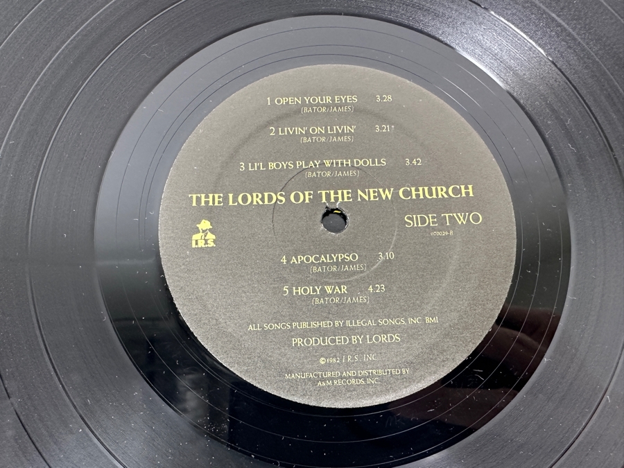The Lords Of The New Church - The Lords Of The New Church I.R.S. Records SP70029 Vinyl Record 1982 Promo Copy [Photo 8]