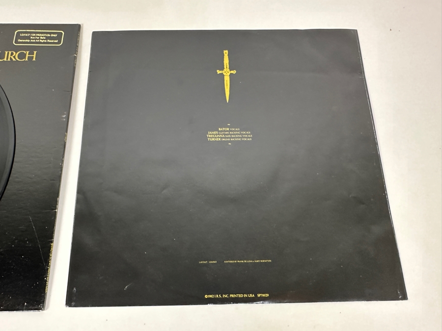 The Lords Of The New Church - The Lords Of The New Church I.R.S. Records SP70029 Vinyl Record 1982 Promo Copy [Photo 9]
