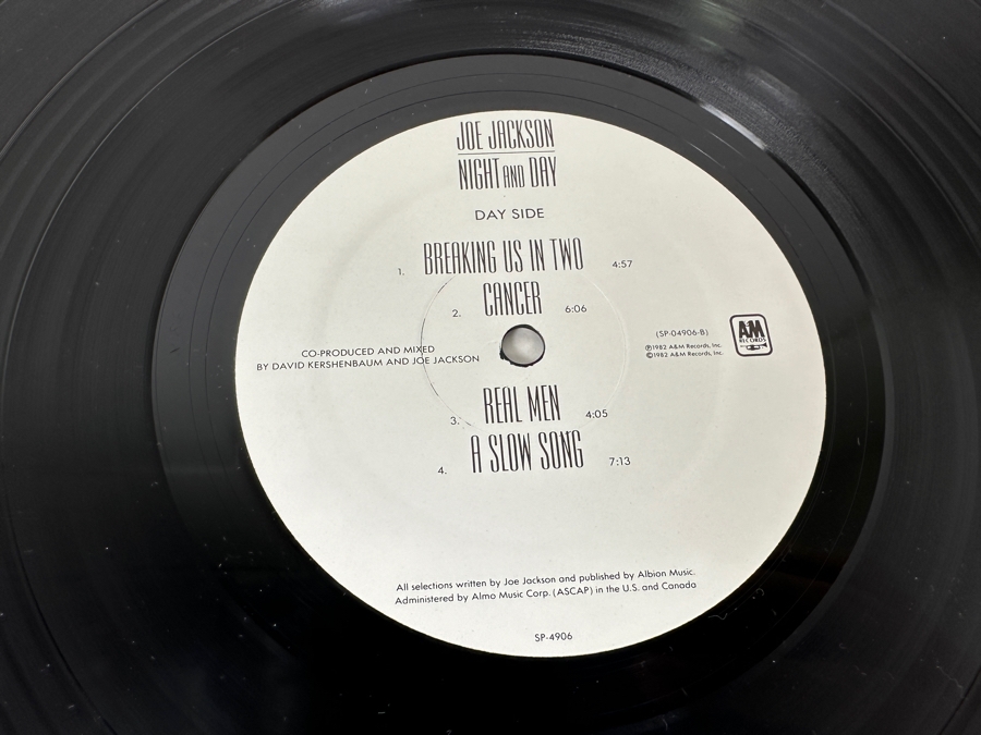 Joe Jackson - Night And Day SP-04906 A&M Records Vinyl Record 1982 [Photo 7]